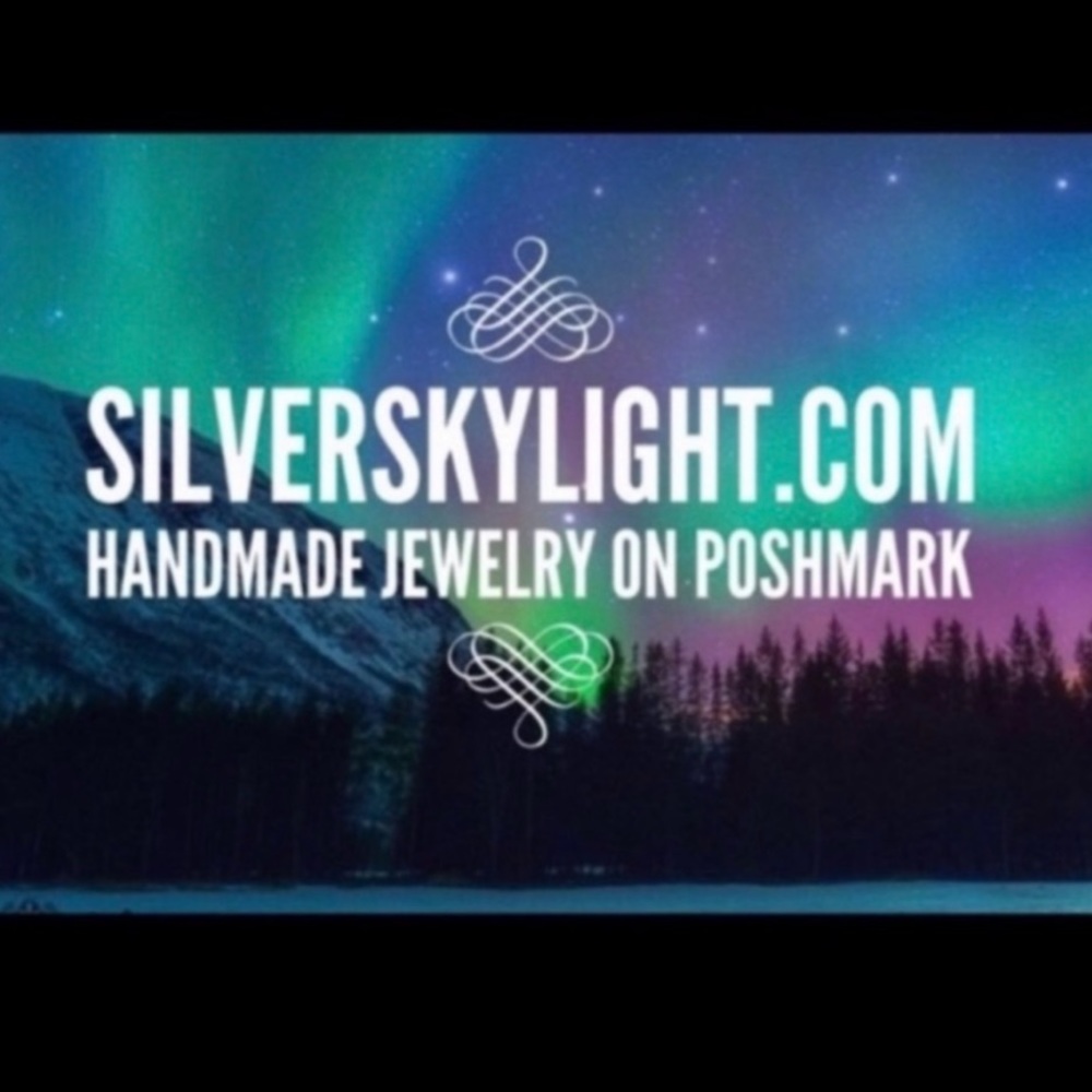 Handmade maille choker necklace with rainbow iridescent swarovski circle crystal - Picture 15 of 15